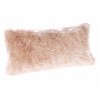 Rose Pink Long haired Faux Fur 