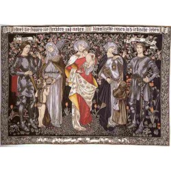 Ehret die Frauen Flemish Tapestry Wall Hanging