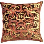 Florence Khaki Large Velvet Cushion cover