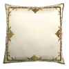 Frances Ivory Silk  Embroidered Cushion cover Oblong 