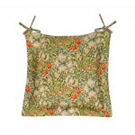 William Morris Golden Lily Oxford seat pad