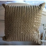 Sequinned cushion cover